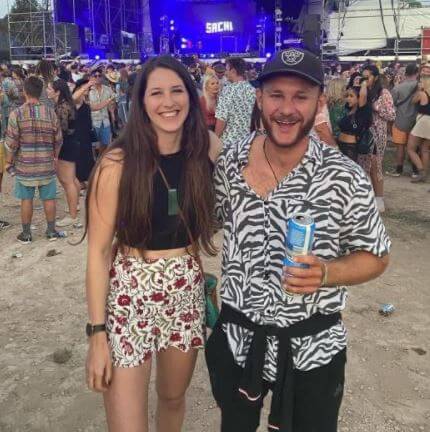 William McCartney daughter Eliza McCartney with her boyfriend Lukas Walton-Keim.